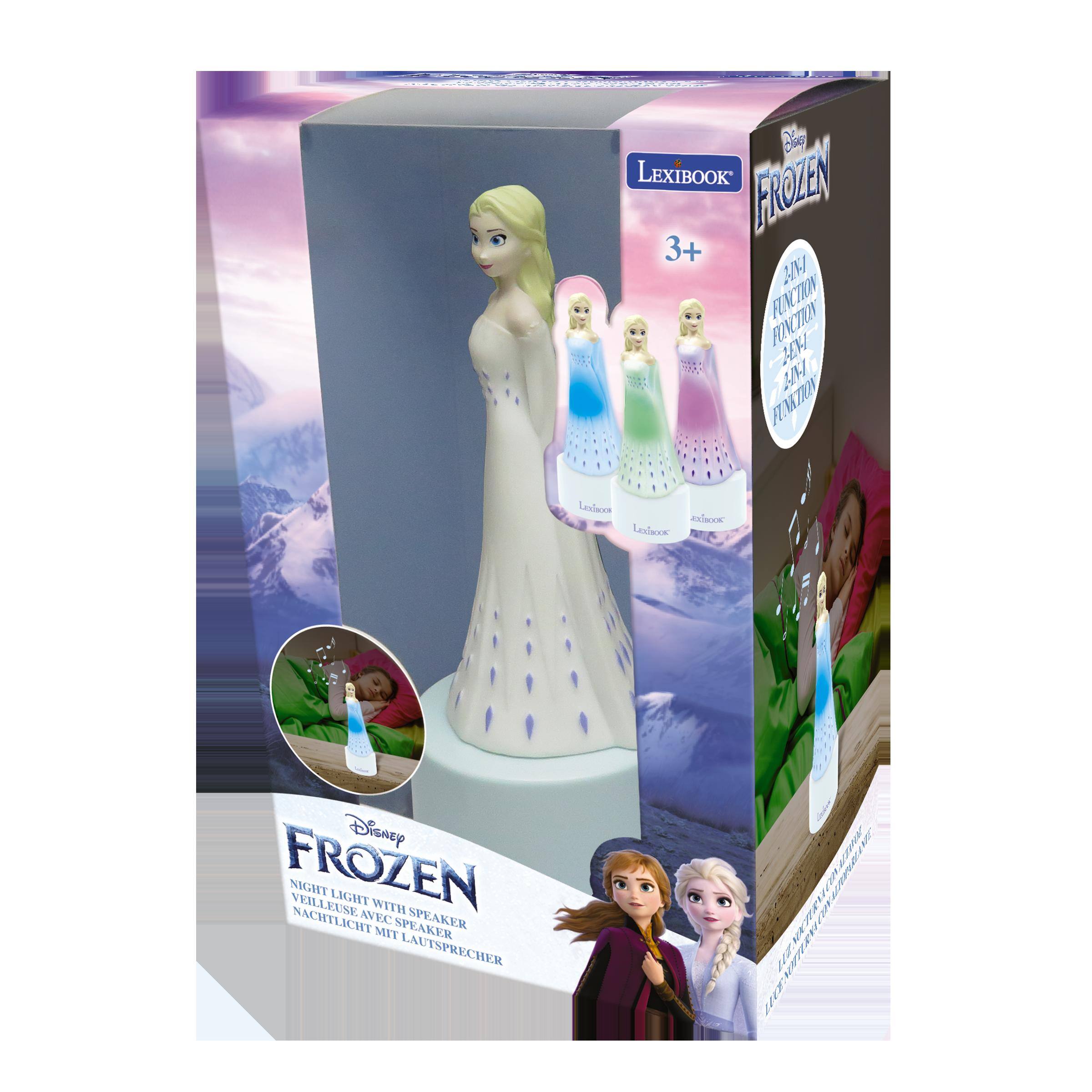 Lexibook FROZEN 3+ has function fonction HH 2-21-1 fonction  
Disney FROZEN, VEILLEUSE NIGHT NACHTLICHT LIGHT AVEC WITH MIT SPEAKER SPEAKER LAUTSPRECHER