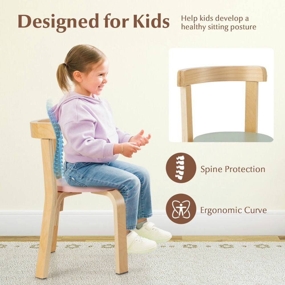 Designed for Kids  
Help kids develop a healthy sitting posture  

Spine Protection  
Ergonomic Curve
