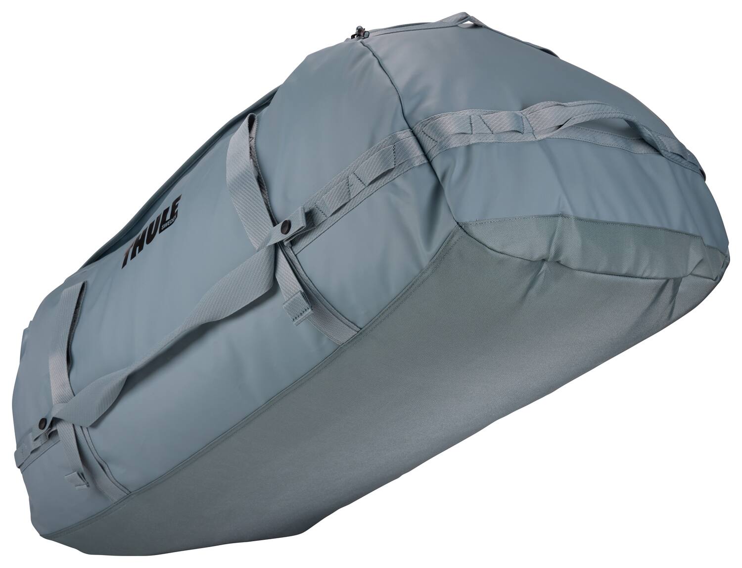 Alt View 4. Thule - Chasm 130L Duffle Bag – Extra-Large Travel Gear - Pond Gray.