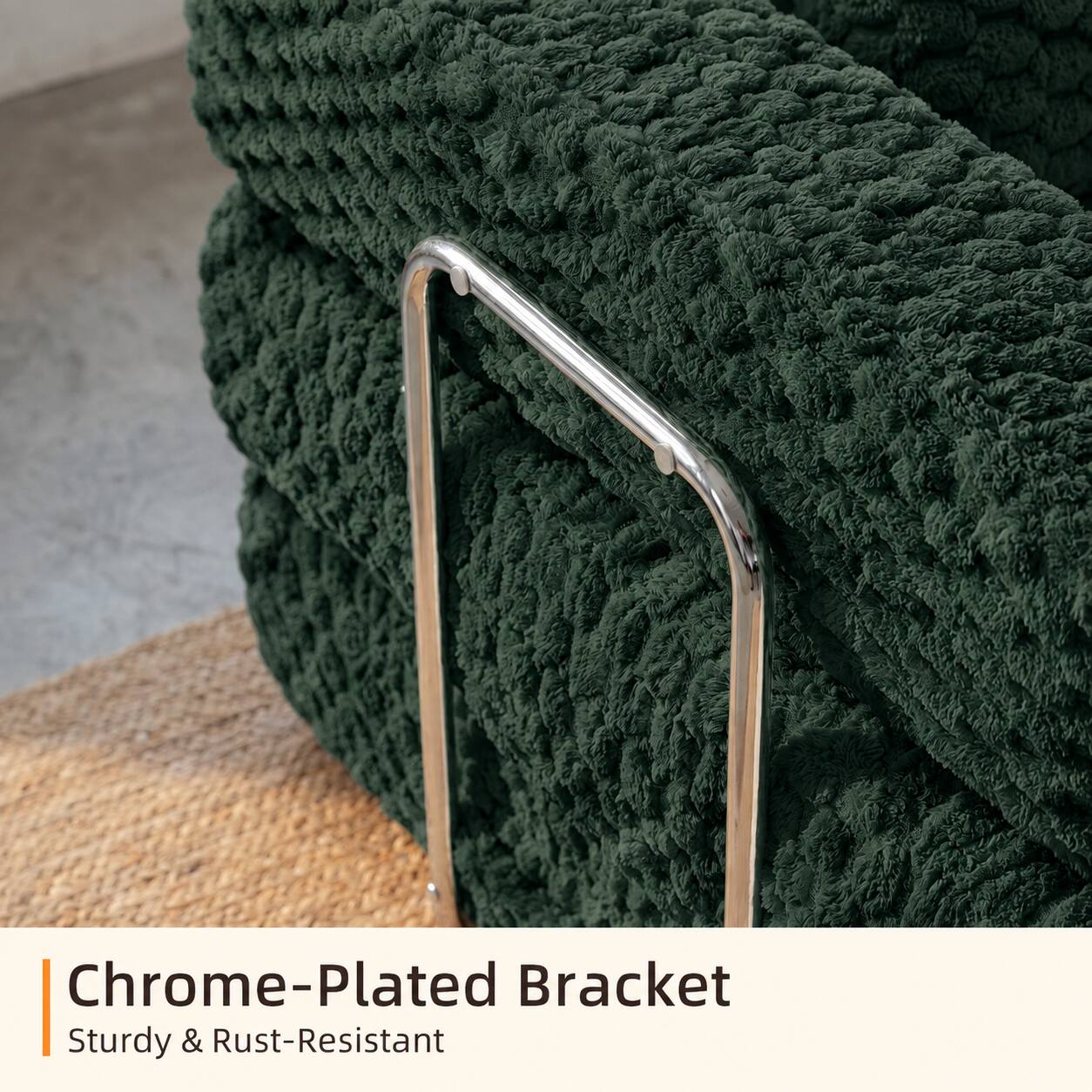 Chrome-Plated Bracket  
Sturdy & Rust-Resistant