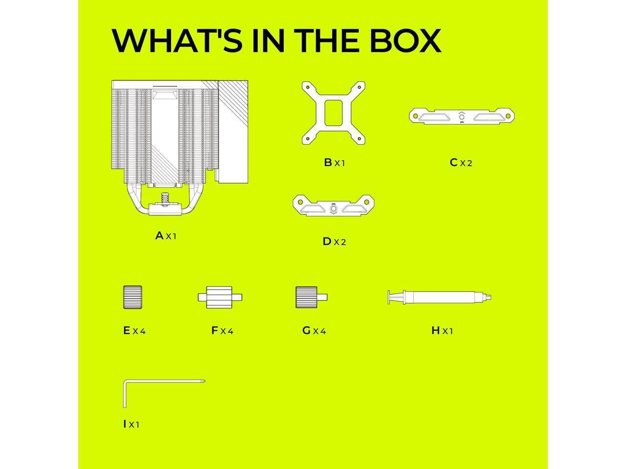 WHAT'S IN THE BOX  
Bx1  
Cx2  
Ax1  
Dx2  
Ex4  
Fx4  
Gx4  
Hx1  
Ix1