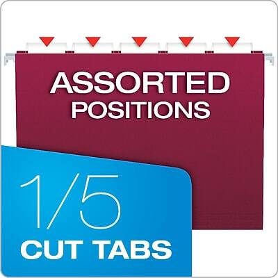 ASSORTED POSITIONS  
1/5 CUT TABS