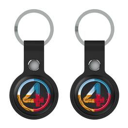 Keyscaper - Marvel Fantastic Four Badge Airtag Holder 2-Pack - Black