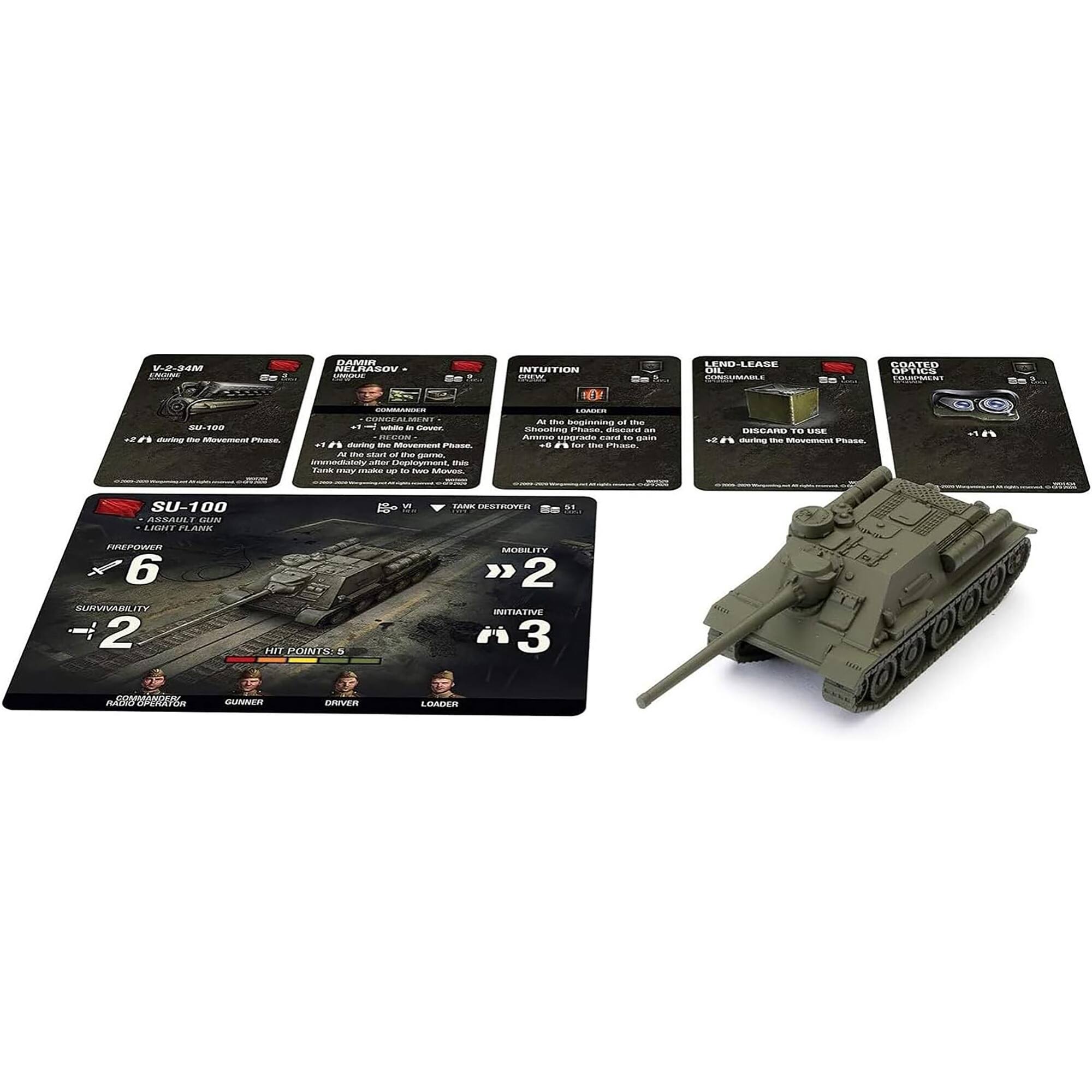 The image features a tank and several cards, possibly representing a game or a set of rules. The text on the image reads:

"94 - BAND NELRASD -o INVERTIOSN -o COATED OPTICS
80-100 -i - Mvement - - FONREALMENT - - Lr - - -E / 2 s -AT - a B anar Crepstoymant - Pausar msy . - - Atuves - N me Baginaing - - AnnoIno PhLasa - Ammn ca - gai -. -. .... -. IISCAIA TO L ar - Mova PSE 2 SU-1 1 00 ANSA . WAN A2027 FLANE  M i BESTRVER R1 Wmwen 6 UAB V 2 HIT PKNTI 5 MOBILLITY > 2 INITIATIVE 3  GUNNER DRVE LAAGER"

It seems like the text is describing various attributes or rules for the game or set of rules, but it is not clear what the context is or what the game is about.