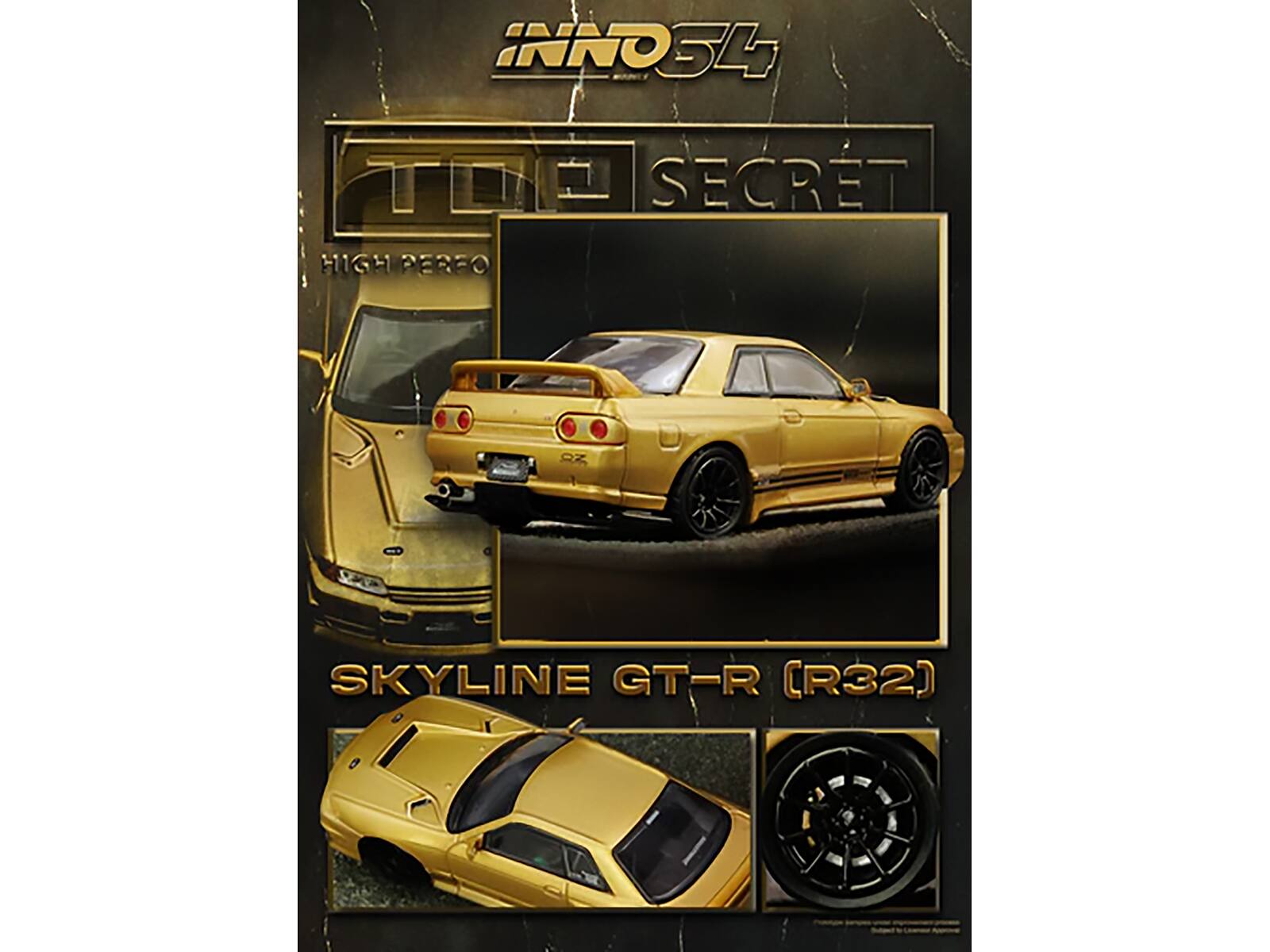 INNO34 TOP SECRET HIGH PERF 8Z SKYLINE GT-R (R32)