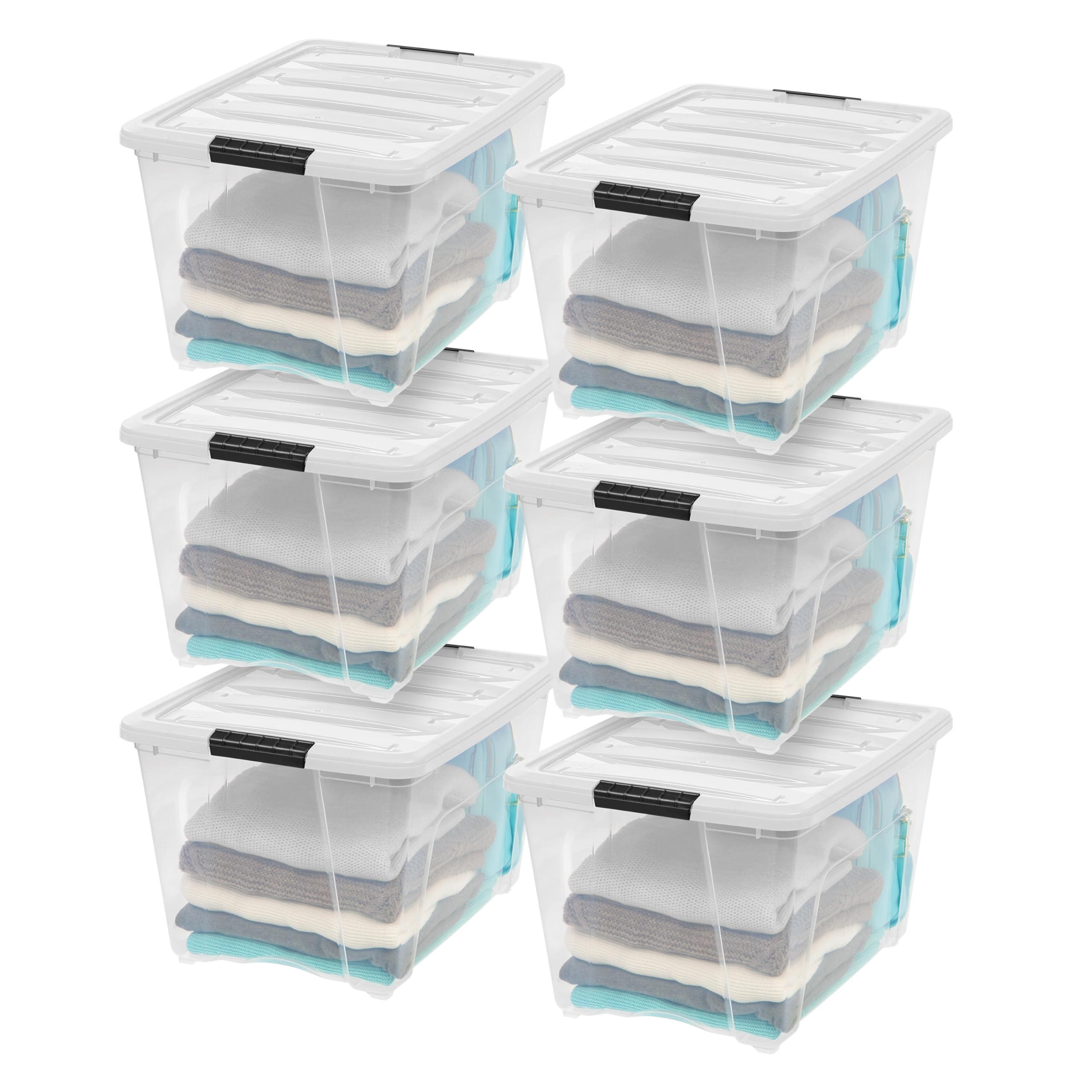 Clear 54 Qt CLR 6 Pack