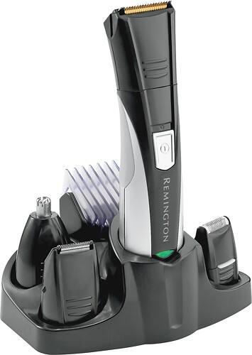 Front Standard. Remington - 8-in-1 Personal Groomer - Black.