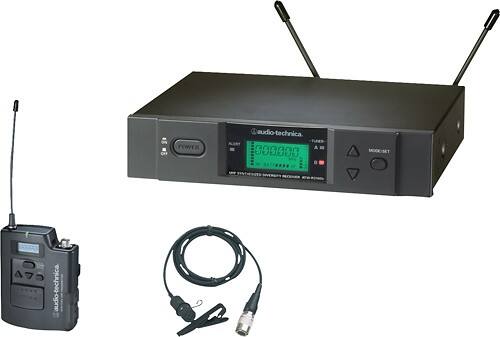 Front Standard. Audio-Technica - 3000 Series Wireless Lavalier System.
