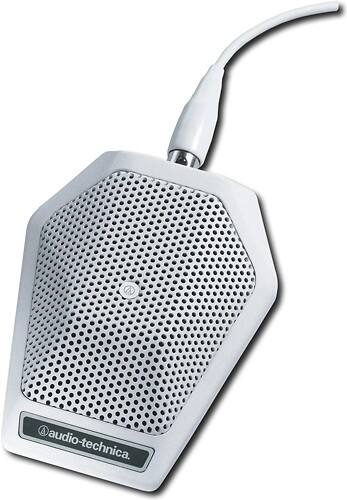 Audio-Technica - Cardioid Condenser Boundary Microphone - White-Front_Standard