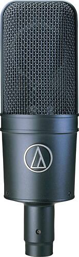 audio-technica® - Microphone - Black - Larger Front