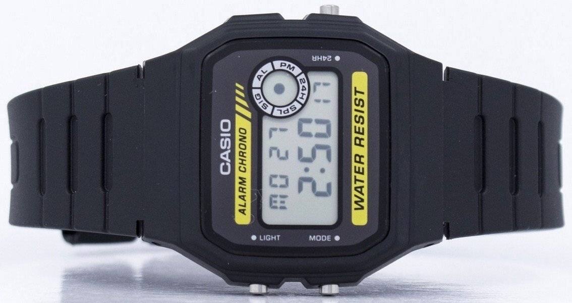 CASIO  
ALARM CHRONO  
LIGHT  
WATER RESIST  
200M  
MODE