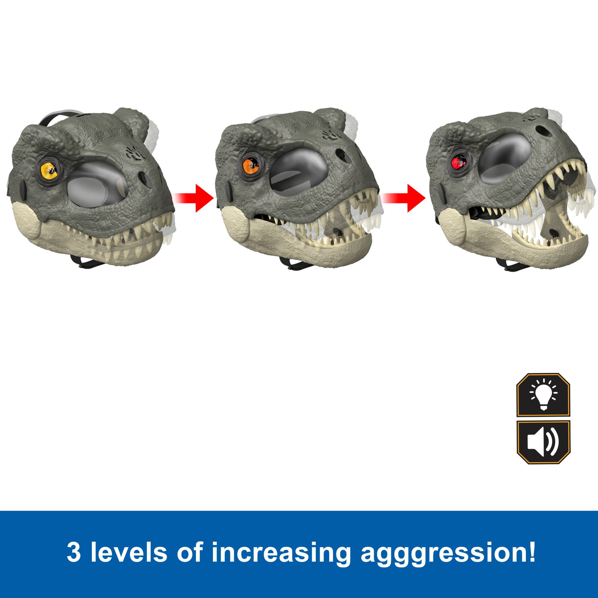 3 levels of increasing aggression!