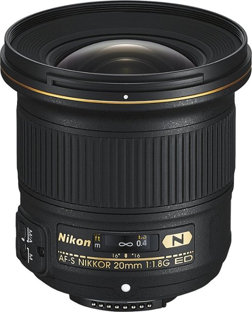 Nikon AF-S NIKKOR 20mm f/1.8G ED Ultra Wide Angle Lens for Select 