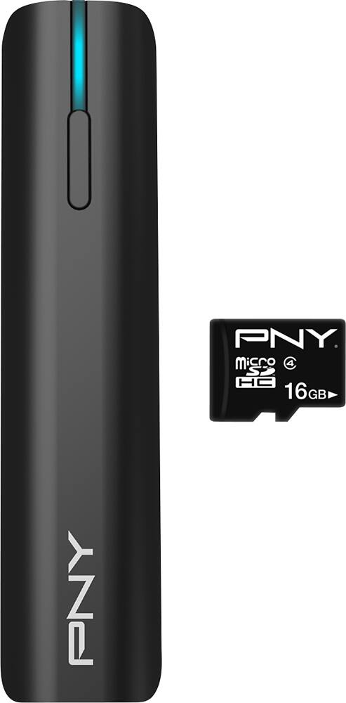 Front Zoom. PNY - PowerPack T2200 Rechargeable Battery - Black.