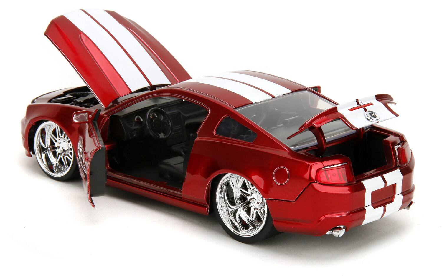 Alt View 3. Jada Toys - Big Time Muscle - 1:24 2010 Ford Mustang Die-Cast Car   - COLLECTIBLES - Multicolor.