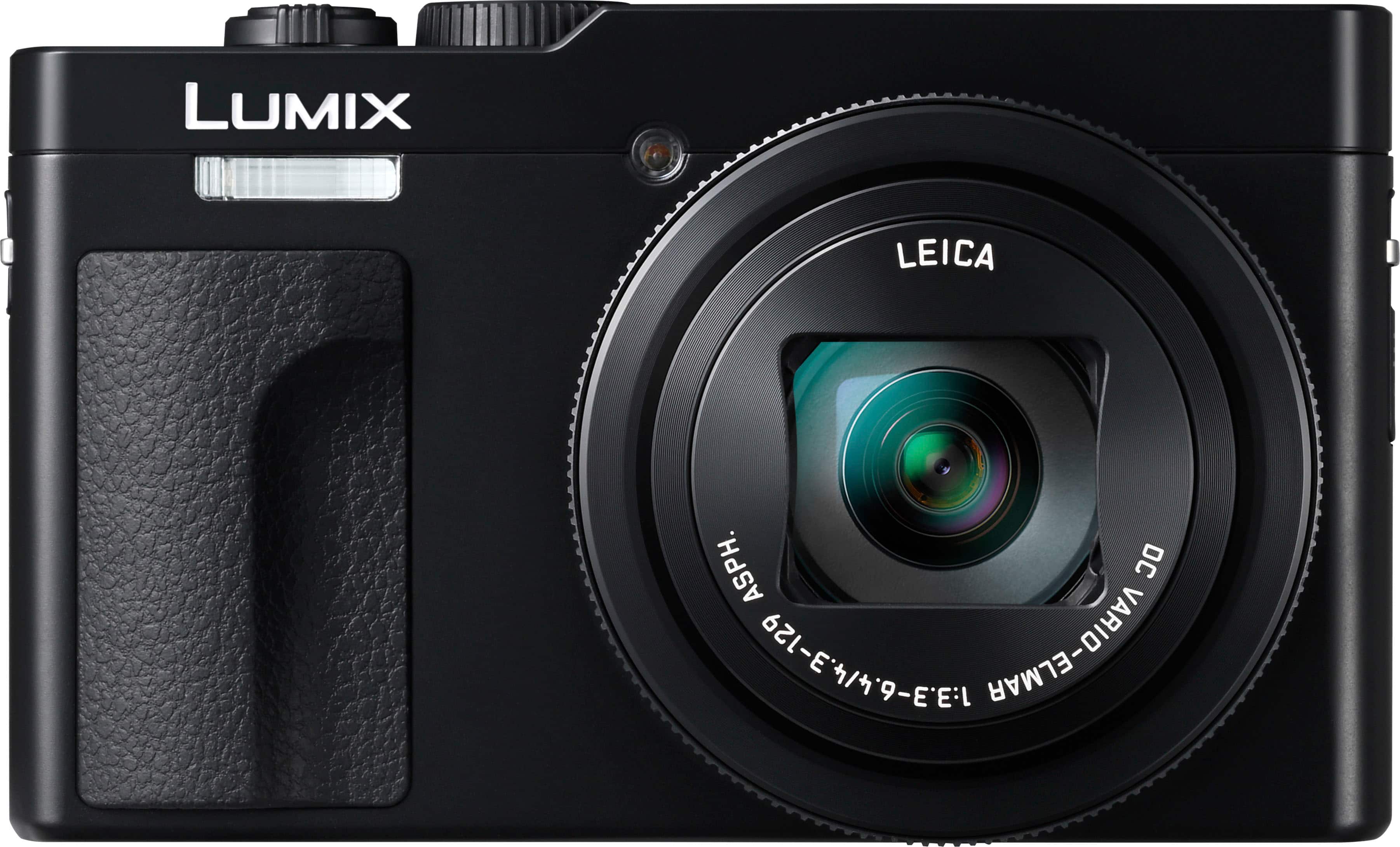 Panasonic - LUMIX ZS99 Point and Shoot Camera, Compact Camera for Travel with 30x Zoom with 24-720mm Zoom Lens, and 4K Video/Photo - Black - Front_Zoom