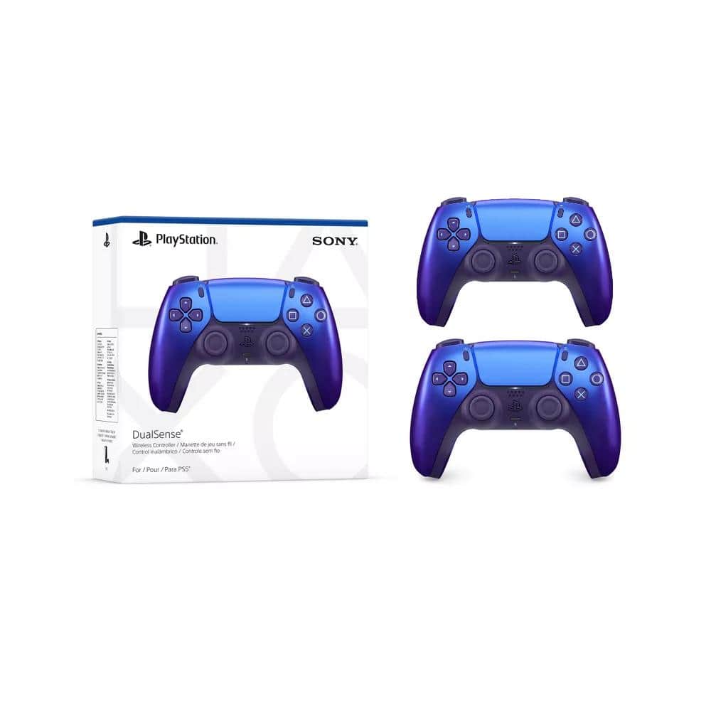 2 Sony PlayStation 5 PS5 DualSense Wireless Controller Chroma - Indigo