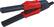 Angle Standard. CHI - Air Expert Tourmaline Ceramic Mini 1/2" Flat Iron - Black/Red.