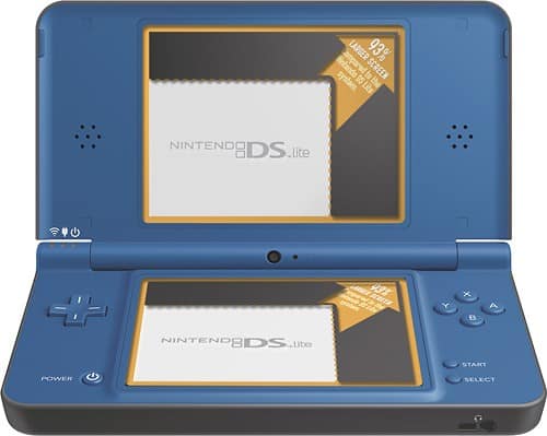 nintendo ds xl blue