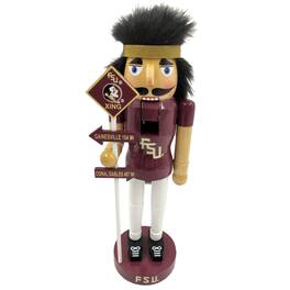 Santa's Workshop - /Gold Florida State Seminoles 12'' Rivalry Nutcracker - Garnet
