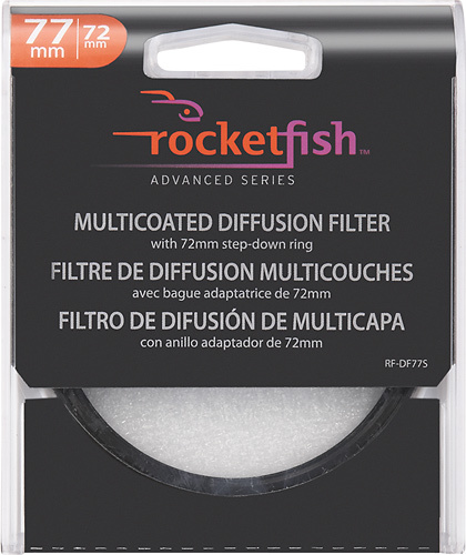 Rocketfish Multicoated Diffusion Filter 72mm step down ring 