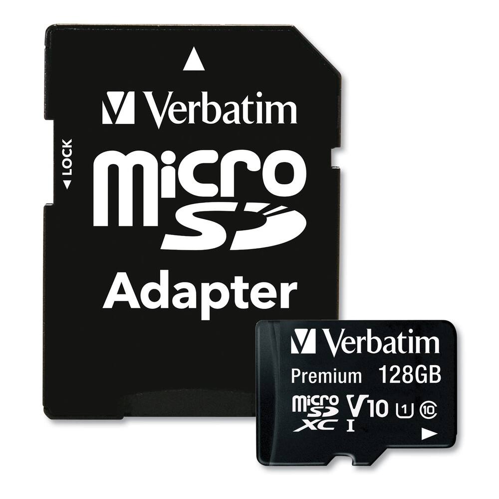 Verbatim LOCK micro SD Adapter V Verbatim Premium 128GB micro SD V10 U1 C10 XC I