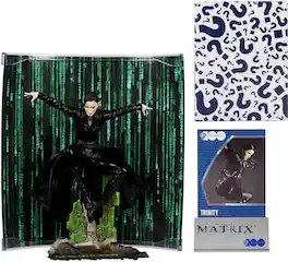 McFarlane Toys - 6" Posed Figure - Trinity (the Matrix) - Movie Maniacs