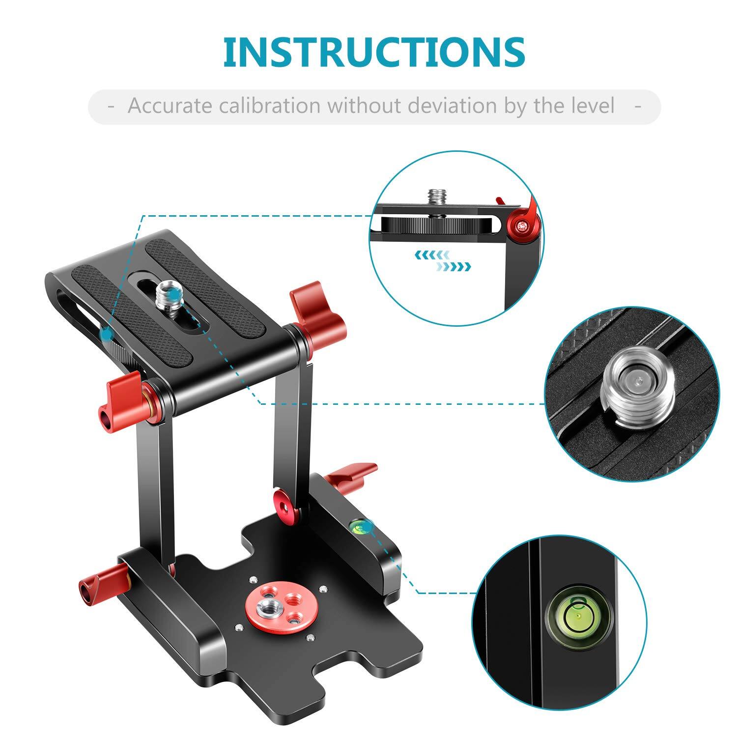 INSTRUCTIONS

- Accurate calibration without deviation by the level