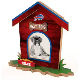 Fan Creations - Buffalo Bills Dog House Photo Frame - Multicolor