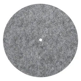 Unique Bargains - Record Player Mat, 7 Inch Turntable Mat 3mm Felt Pad for Vinyl Record Player - Dark Gray