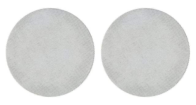 Front. Sonance - GRILLE PS-C63/P63 WHITE - Professional Series 6" Round Replacement Grille for Select Speakers (2-Pack) - Paintable White.