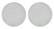 Front. Sonance - GRILLE PS-C63/P63 WHITE - Professional Series 6" Round Replacement Grille for Select Speakers (2-Pack) - Paintable White.
