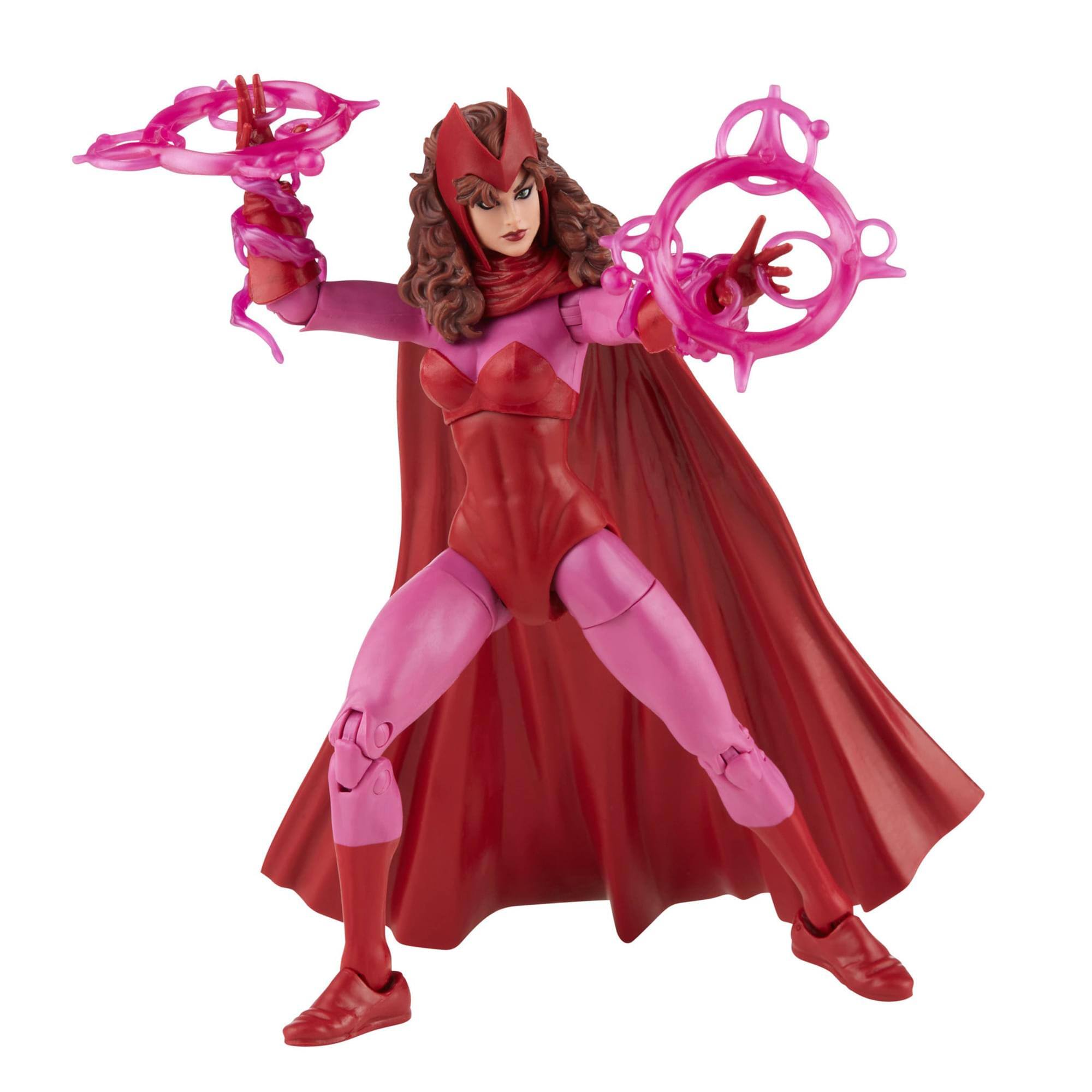 Alt View 10. Hasbro - Marvel Legends 6 Inch Scarlet Witch Action Figure - Red.
