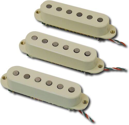 Front Standard. Lace Music Group - Holy Grail Single-Coil Pickup Set - Aged White.