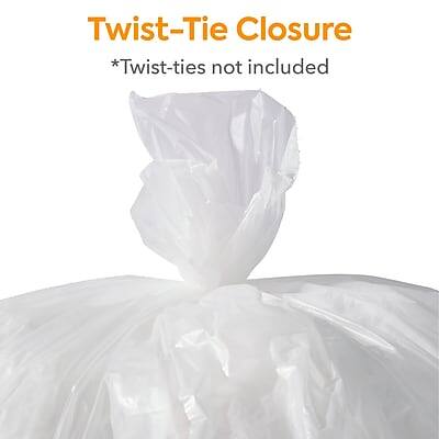 Twist-Tie Closure  
*Twist-ties not included