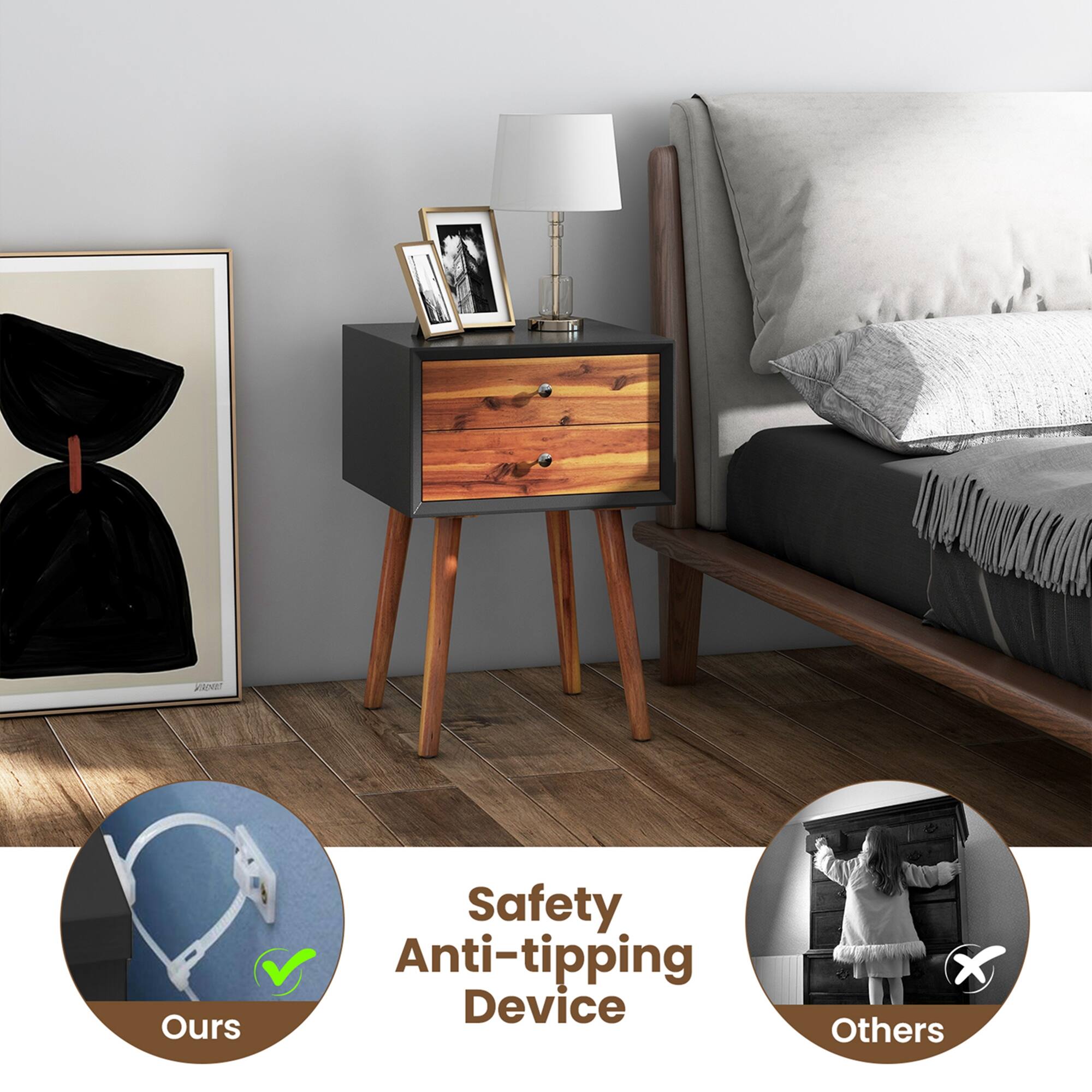 The text on the image reads: "Ours" and "Others".