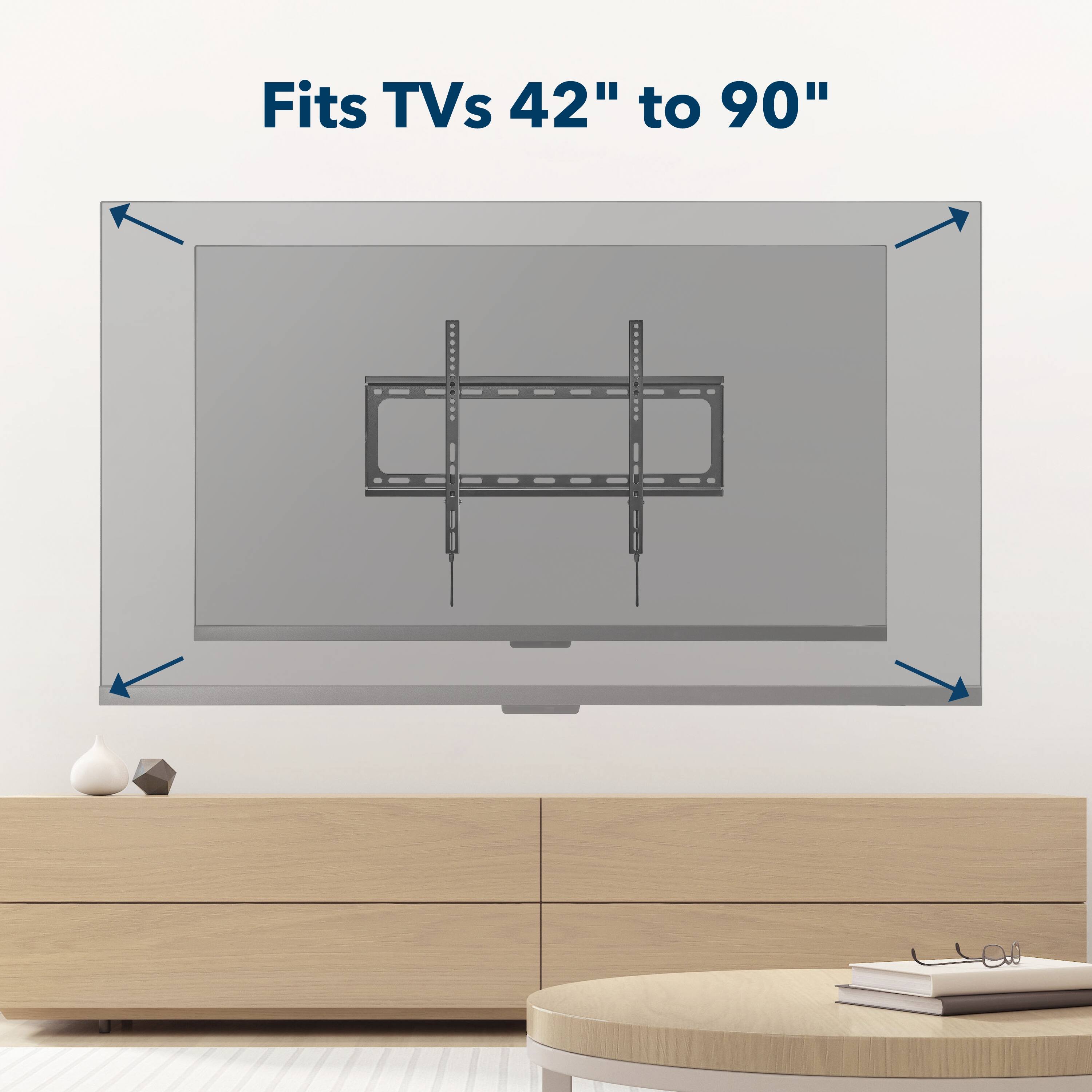 Insignia™ Large Fixed TV Wall Mount for Most 42