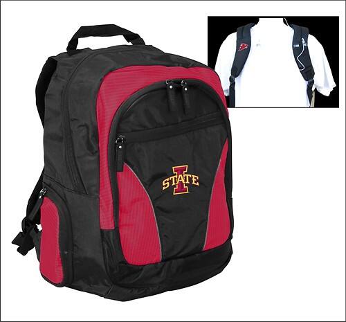 Front Standard. Logo Chairs - Iowa State Backpack Laptop Case.