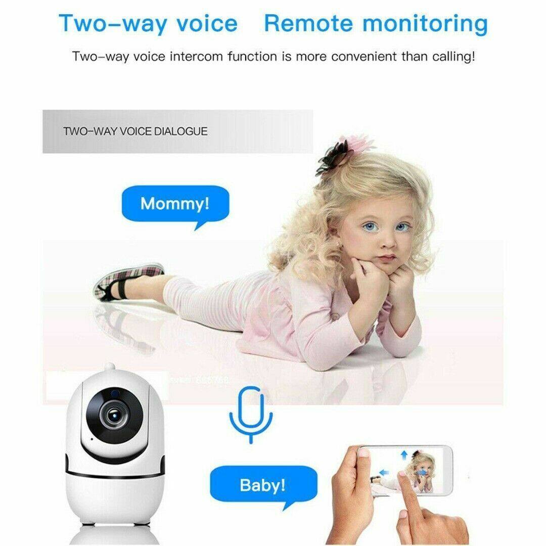 Two-way voice  
Remote monitoring  
Two-way voice intercom function is more convenient than calling!  

TWO-WAY VOICE DIALOGUE  
Mommy!  
Baby!