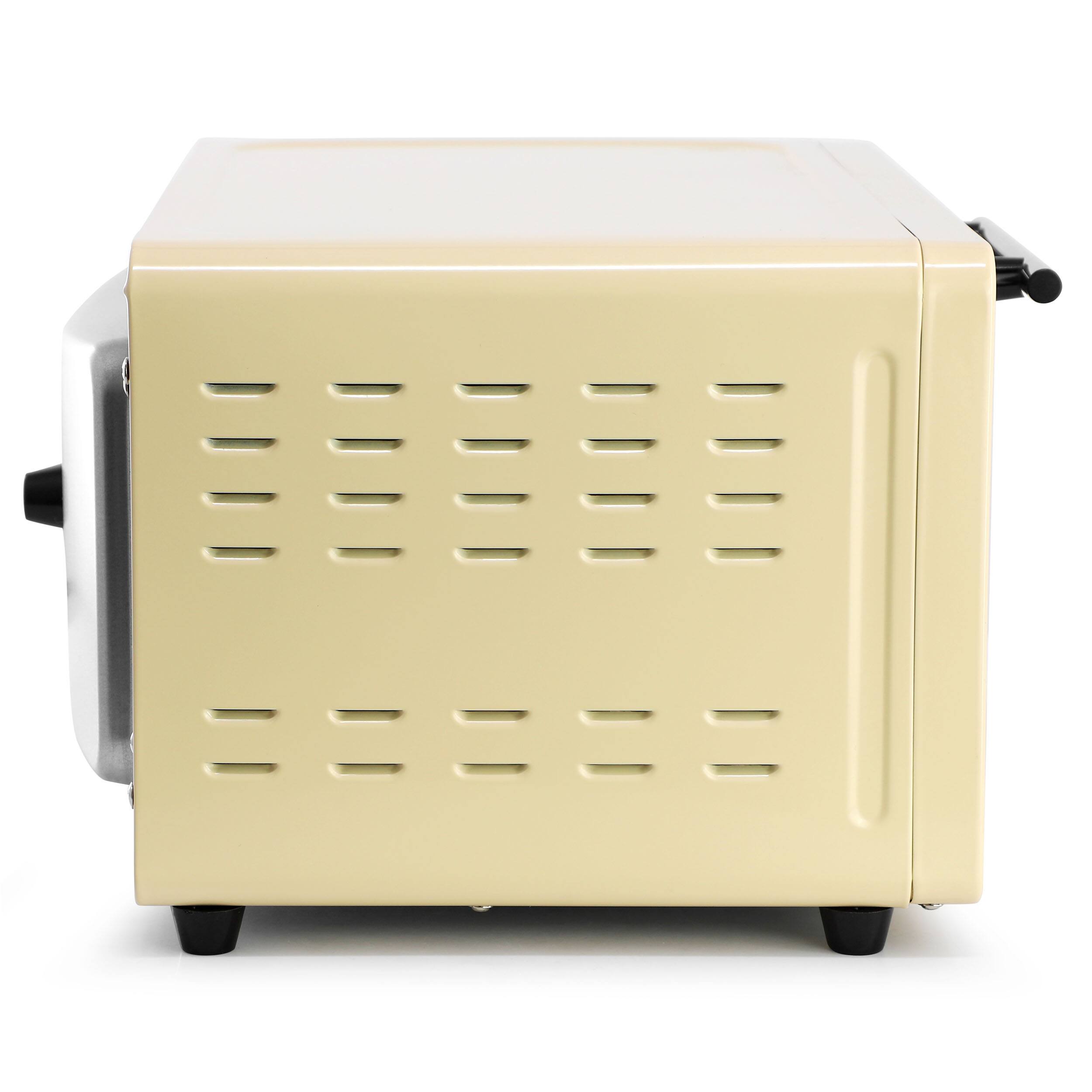 Alt View 3. MegaChef - MegaChef 9.5 Quart Electric Counter Top Toaster Oven in Cream - Cream.