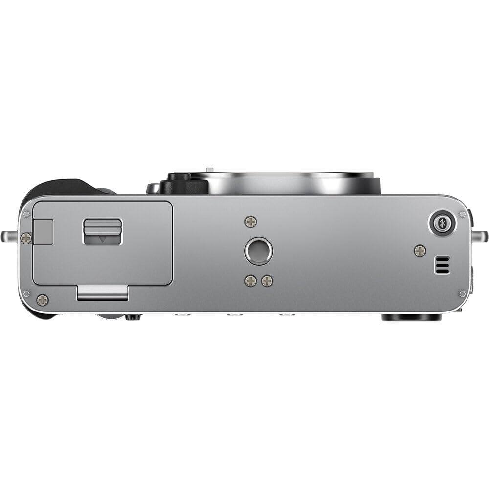Alt View 1. Fujifilm - FUJIFILM X-E5 Mirrorless Camera Bundle (Silver) with 64GB SD Card and More Additional Accessories.