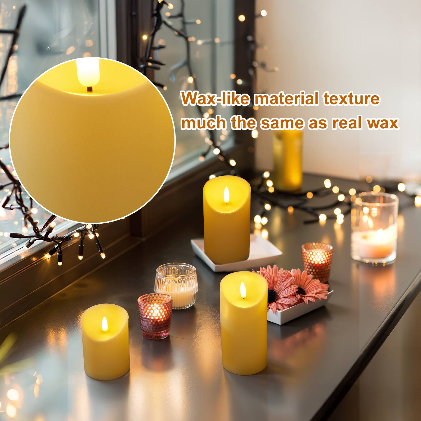 Wax-like material texture much the same as real wax