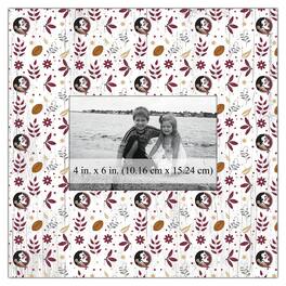 Fan Creations - Florida State Seminoles 10'' x 10'' Floral Pattern Frame - Multicolor