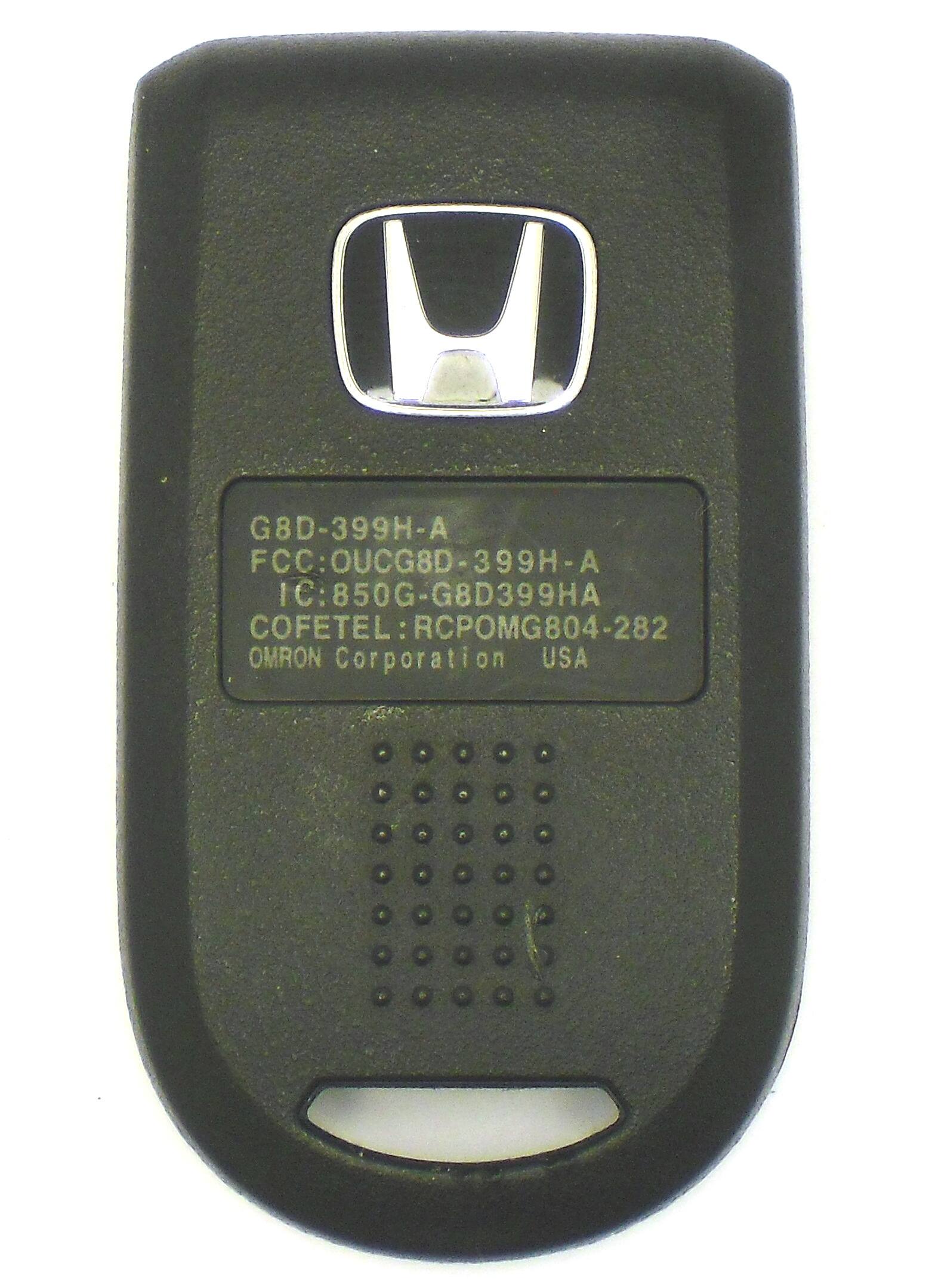 G8D-399H-A  
FCC: OUCG8D-399H-A  
IC: 850G-G8D399HA  
COFETEL: RCPOMG804-282  
OMRON Corporation USA