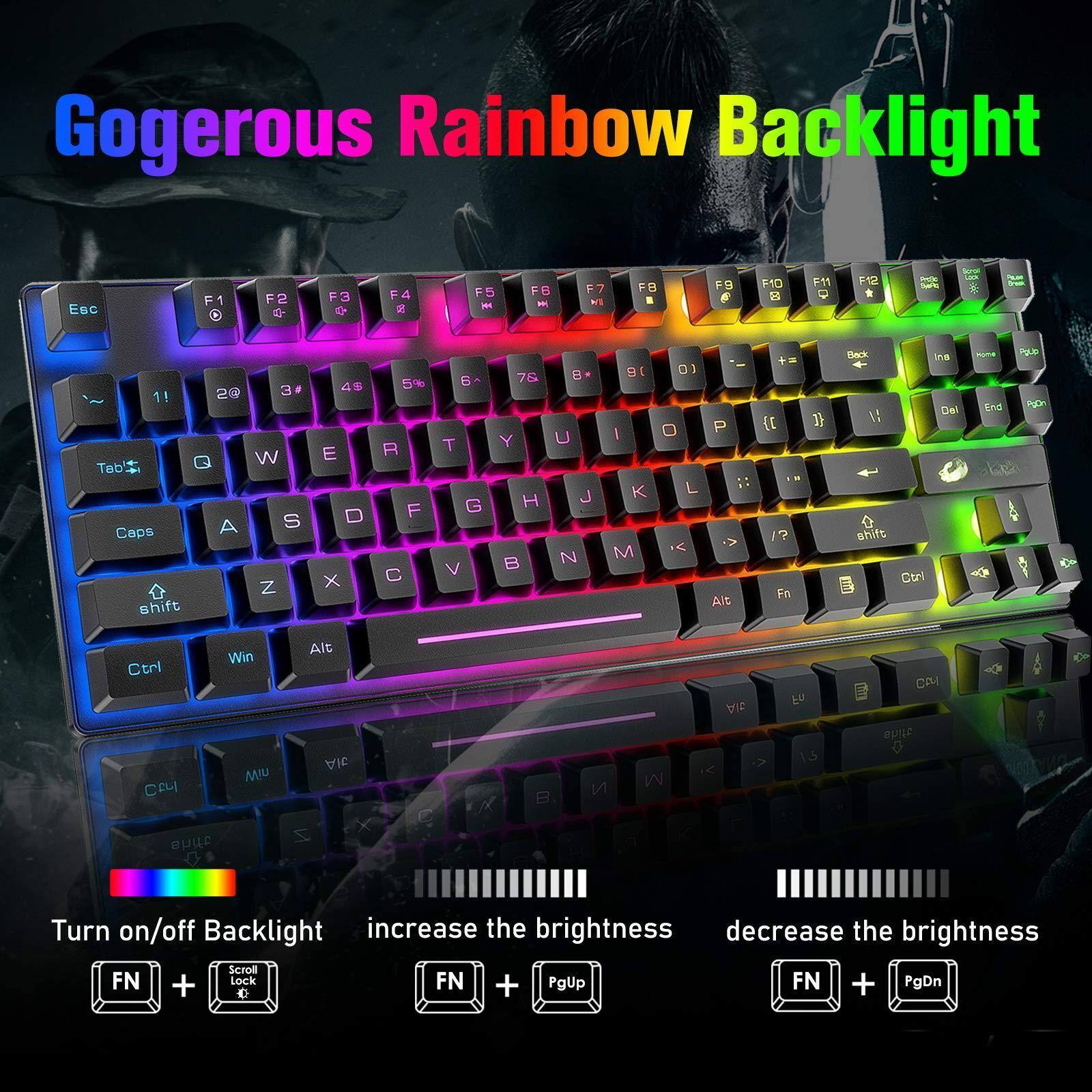 Gorgeous Rainbow Backlight

Turn on/off Backlight: FN + Scroll Lock
Increase the brightness: FN + PgUp
Decrease the brightness: FN + PgDn