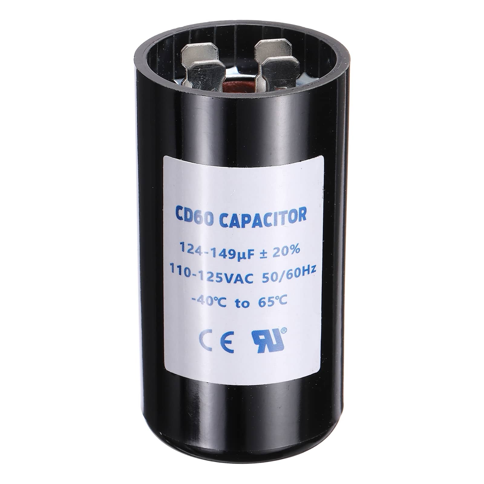 Unique Bargains - CD60 Capacitor 124-149 Mfd, 110-125 VAC Run Motor Start Capacitor 50/60Hz for Fan/Well Pump price history on PriceWatchPro