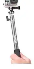Front. Bower - Wireless Bluetooth Selfie Pole for Smartphones and GoPro Extendable 37in.