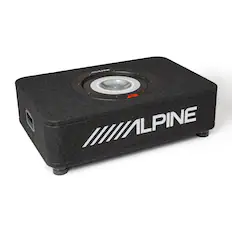 Front. Alpine - Alpine RS-SB10 10" Alpine Halo R-Series "R2" Preloaded Subwoofer Enclosure - Black/Gray.