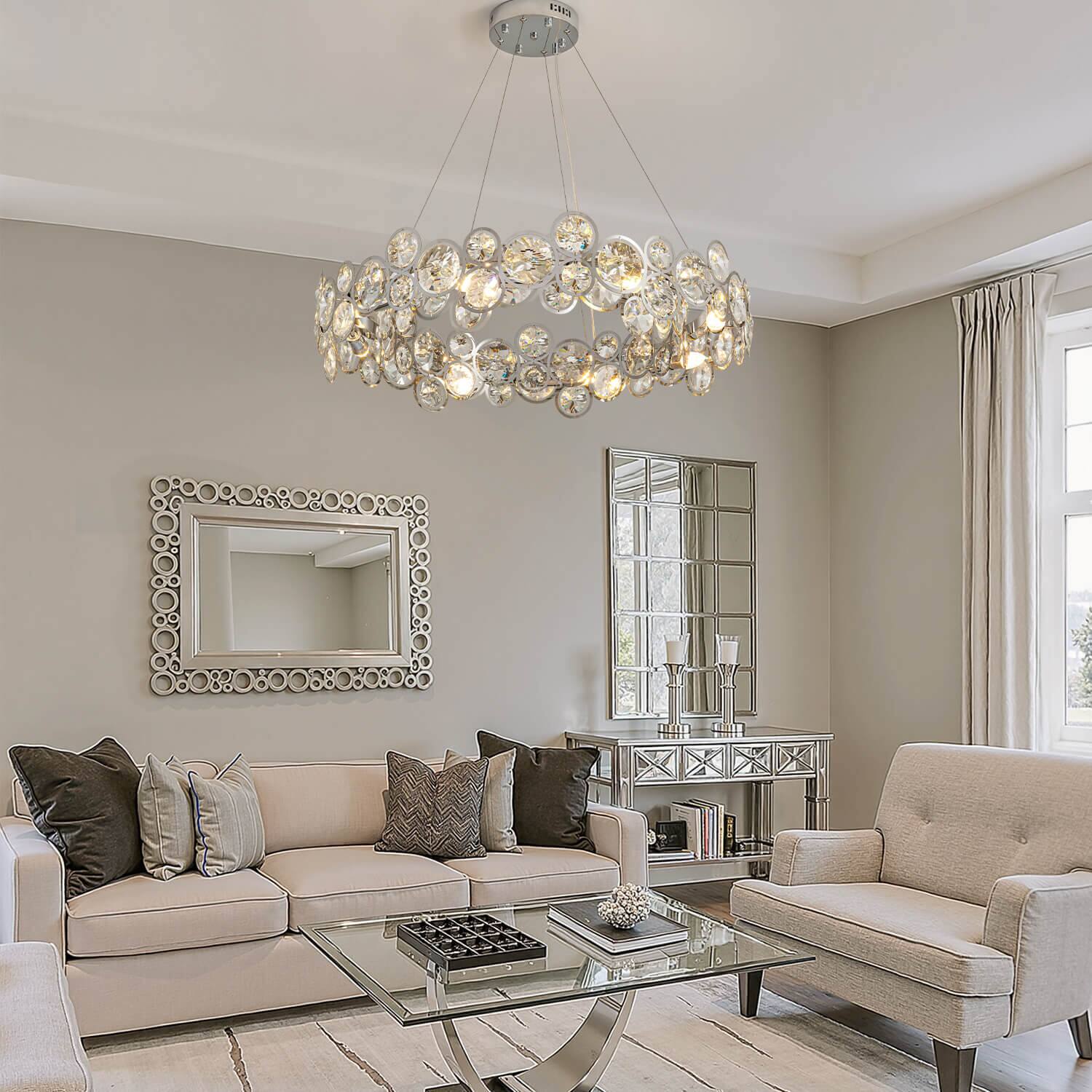 Back. Siljoy - Opal Unique Elegance Crystal Chandelier.