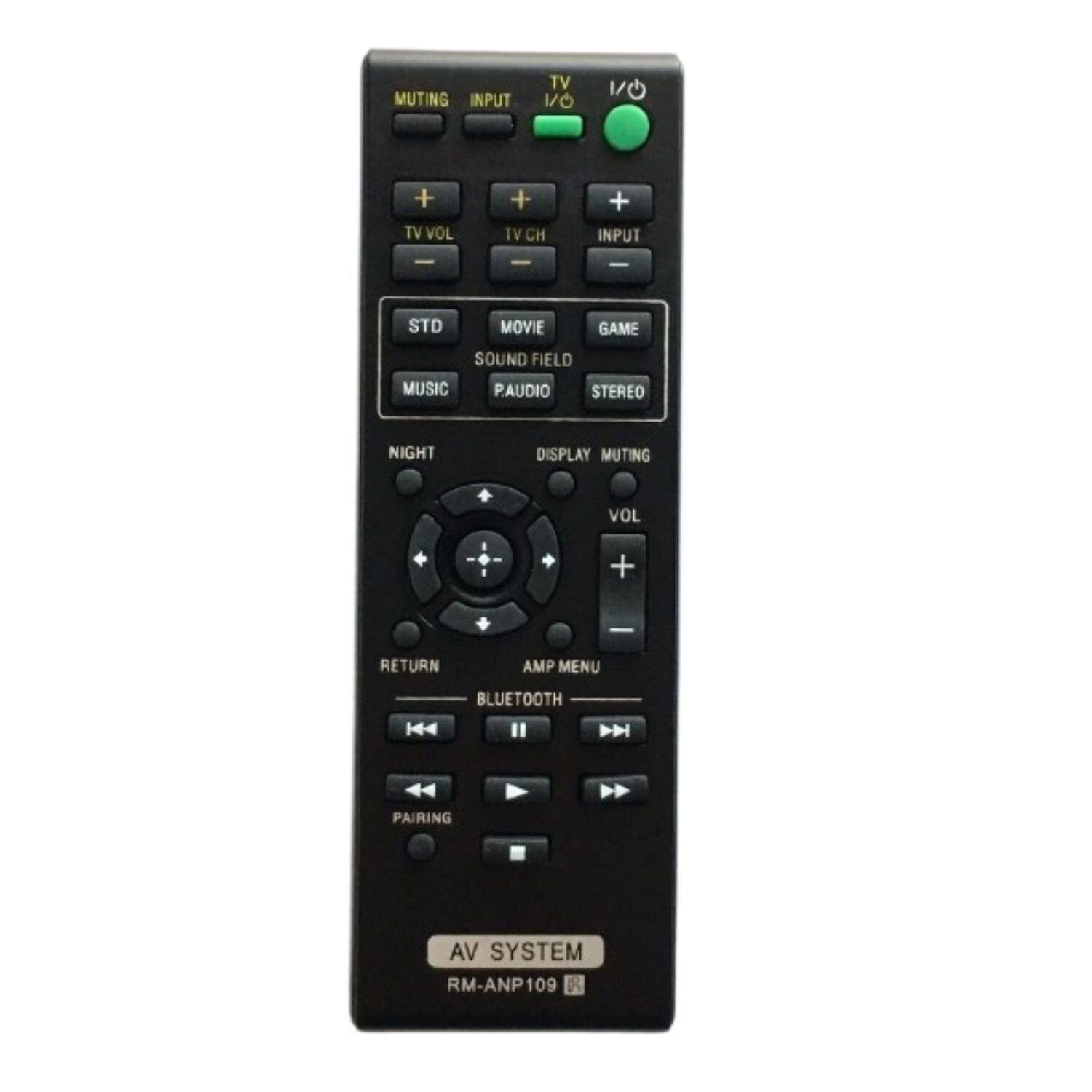 Home Collection - Sony RM-ANP109 Replacement Remote for AV Systems SA-CT260 / SA-CT260H